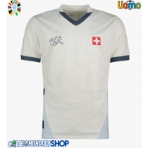 Maglie da calcio Svizzera Seconda Maglia Europei 2024 Manica Corta